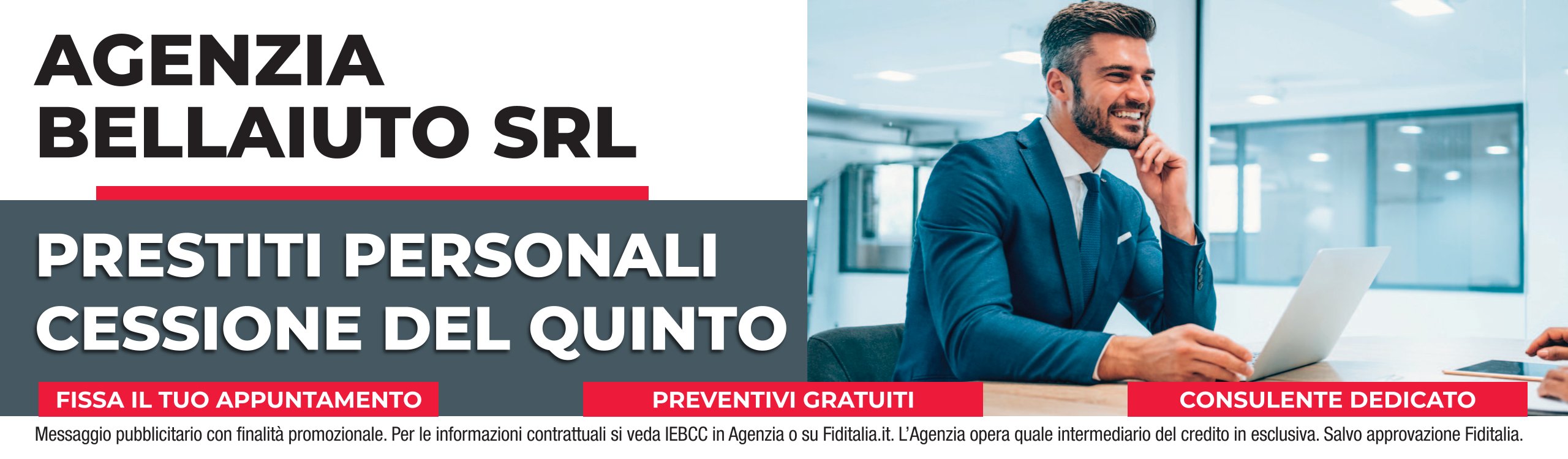 Contatti Agenzia Bellaiuto filiali Fiditalia - Prestiti personali, Cessione del quinto